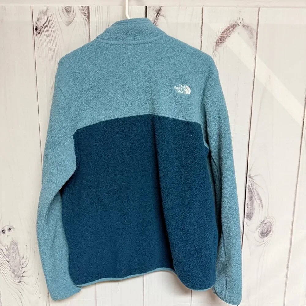 The North Face Men’s Yumiori Full Zip Fleece Jacket Medium Blue‎ EUC